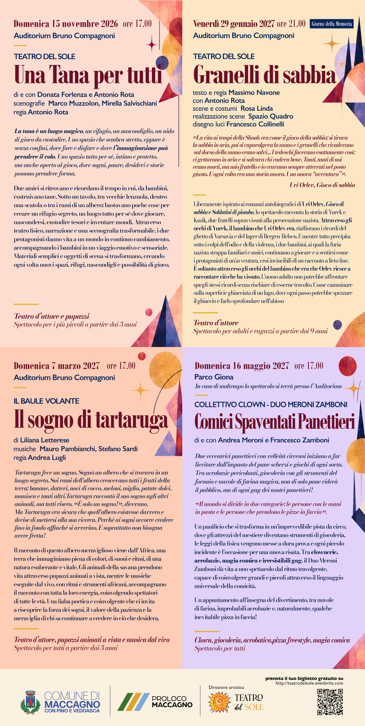 Il Tempo Magico 2026-2027, locandina retro Il Tempo Magico 2026-2027, locandina retro